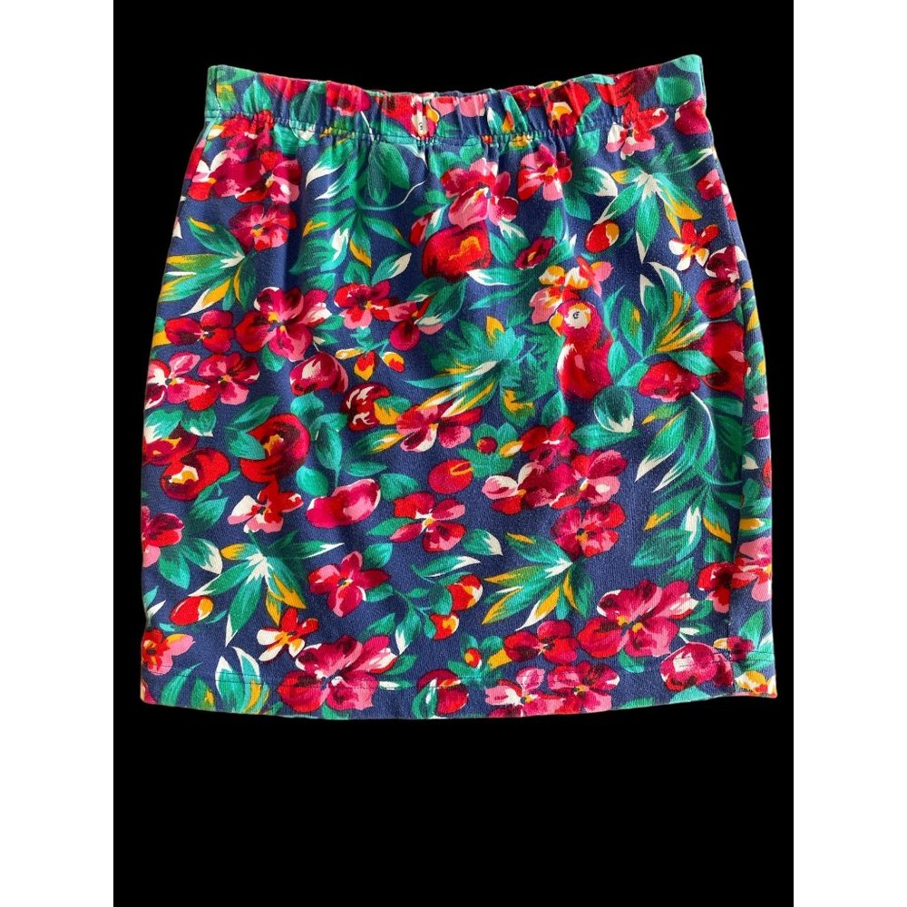 VINTAGE IZOD FLORAL SKIRT